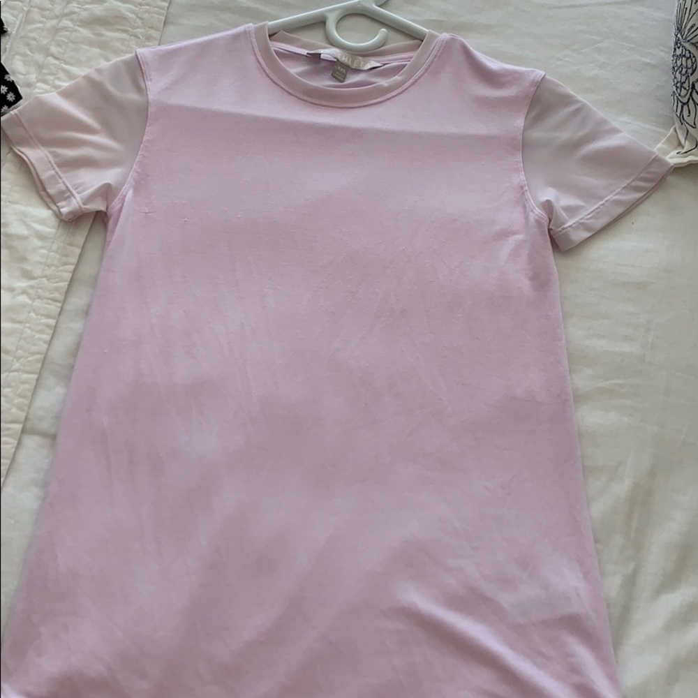 Athleta pink t shirt